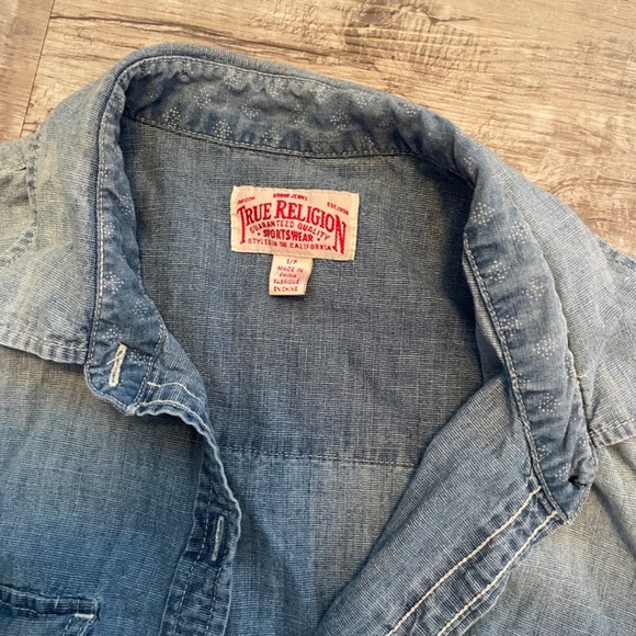 Denim Button Down - Picture 2 of 2